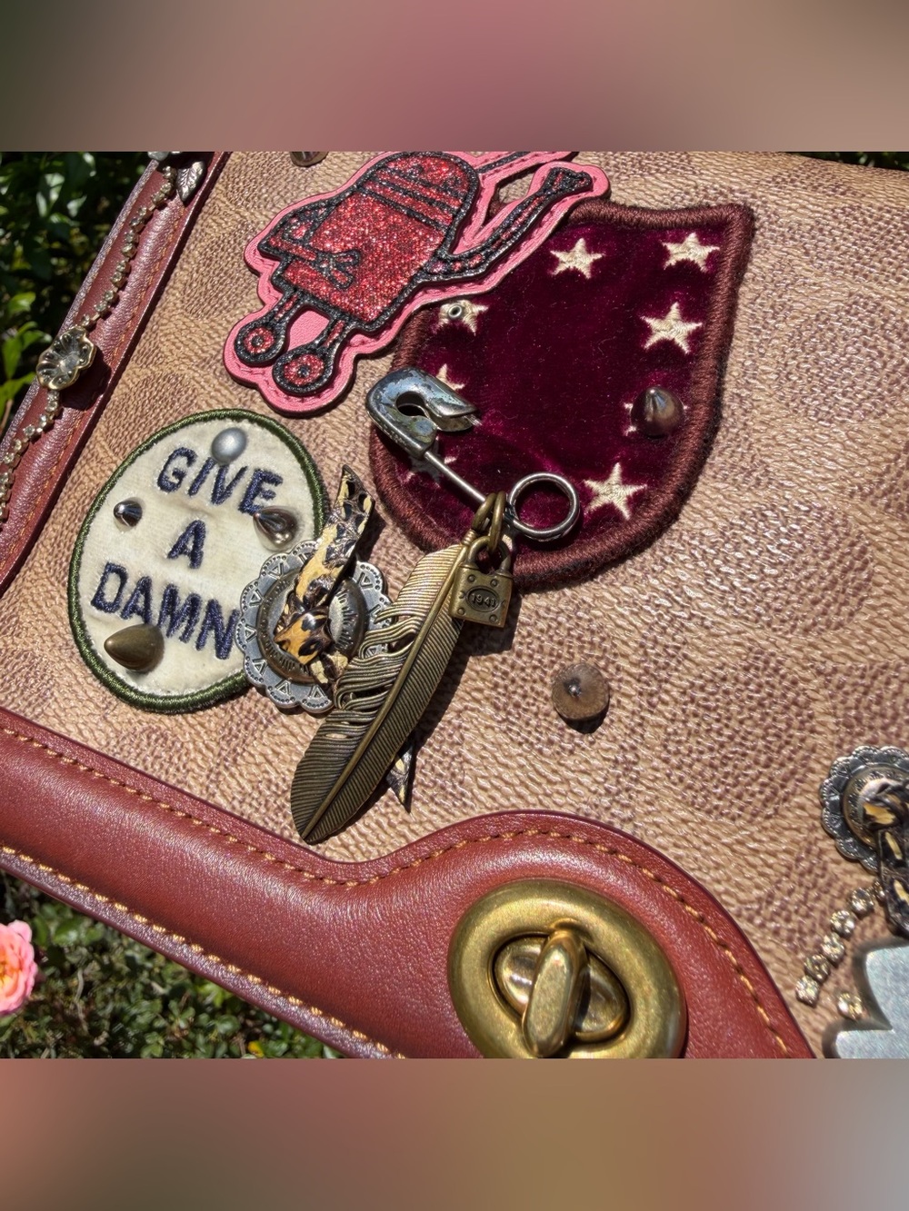 Coach X Keith Haring Riley In Signature Patchwork 31071 - Picture 3 of 15
